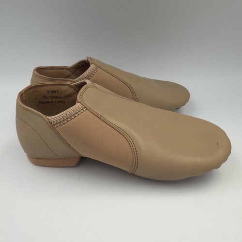 Girls stelle tan leather jazz - girls,