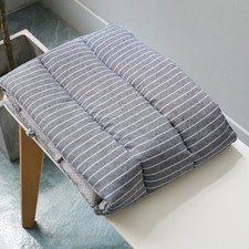 Thickened Flax Stripe Long