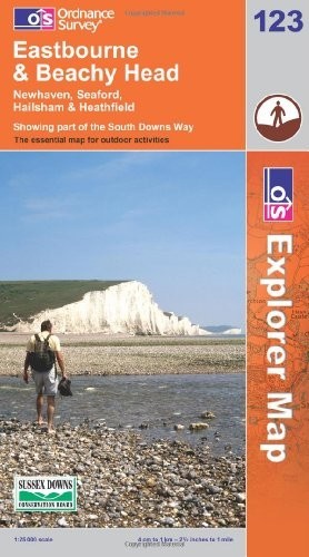 Eastbourne and beachy head os - eastbourne, (os
