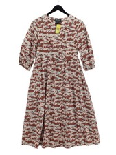 wyse A-Line Midi Dress UK8 in Multi