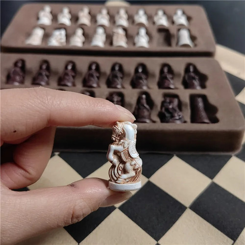 Ancient chess resin - chess,