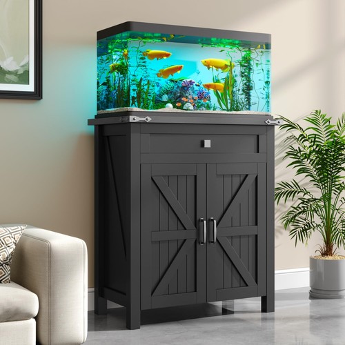 Gallon fish tank stand with - fish,