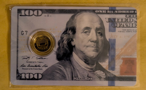 Benjamin franklin 1000 oz - benjamin, 1/1000