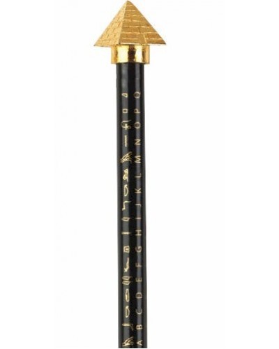 Pyramid pencil with egyptian - pyramid,