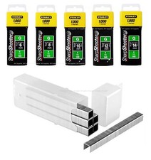 STANLEY Heavy Duty Staples Type G 4,11,140 (1-TRA) 6mm 8mm 10mm 12mm 14mm 