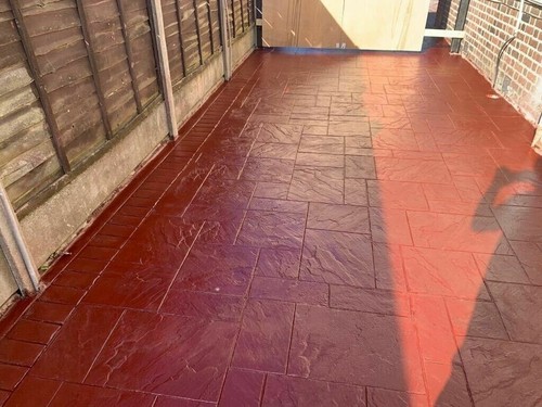 Anti slip imprinted - anti, concrete