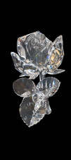 Vintage Swarovski Crystal Rose  – Elegant Collectible Flower Ornament