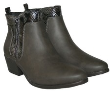Ladies Olive Colour Ankle Boot