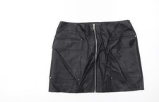 River Island Petite Black Faux