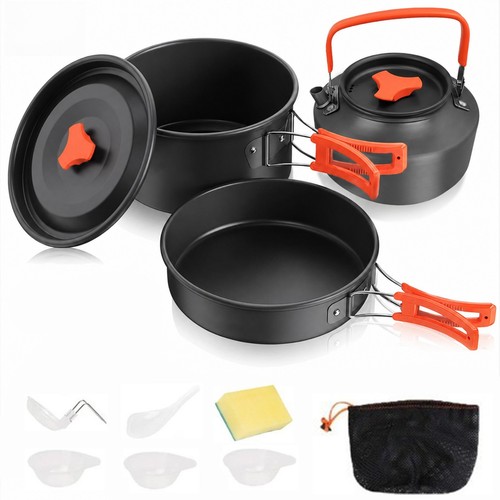 Camping cookware set outdoor - set,