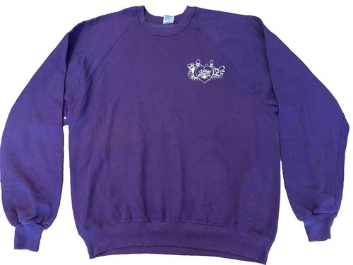 Vintage jerzees bowling purple - vintage,