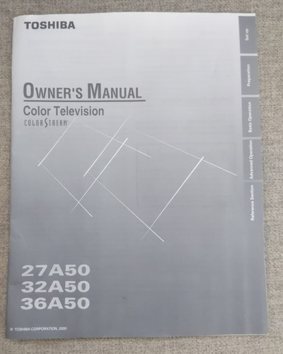 2000 toshiba owner - 2000, owner's
