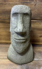 STONE GARDEN EASTER ISLAND HEAD / MOAI / TIKI CONCRETE ORNAMENT