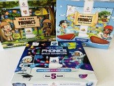3 x Kids Phonics Board Games