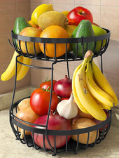 2 Tier Large Fruit Basket for