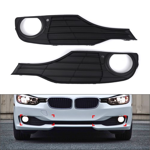 Front bumper fog light grille - front,