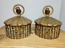 Pair of Hollywood Regency gilt