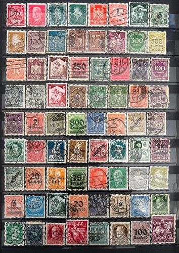 Job lot stamps german - job, of