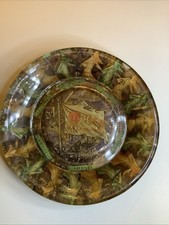 Very unusual GCT Transatlantique (French line) souvenir bowl.