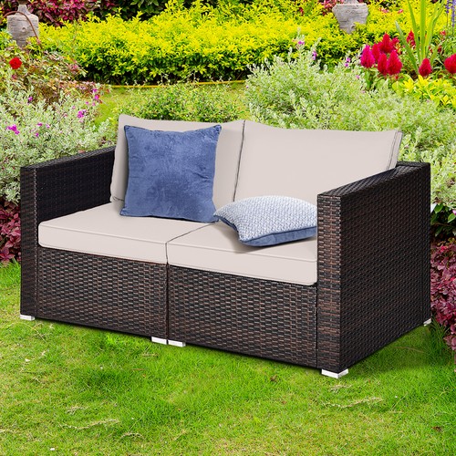 2pcs rattan corner - 2pcs,
