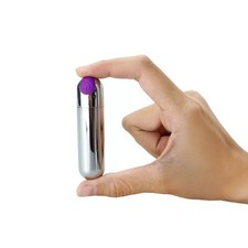 Mini Bullet Vibrator 10 Speeds – USB Rechargeable, Waterproof, Quiet Toy
