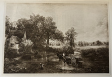 Antique Print Hay Wain c1901