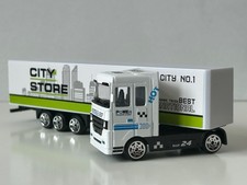 Truck/Lorry Transporter City Store Model Diecast Toy Probably 1:87-1:102 Scale