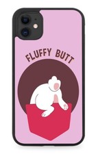 Fluffy Butt Rabbit Rubber Phone Case Bunny Rabbits Funny Bum Bottom E388
