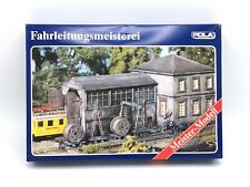 Pola HO 1:87 Scale - 679 Railway Workshop / Shed Building - Weathered Finish