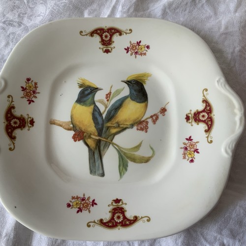 Vintage bone china cake - bone,