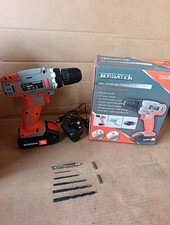CORDLESS DRILL  SCREWDRIVER SET TERRATEK 18V Lithium-Ion Electric *Missing Bits*