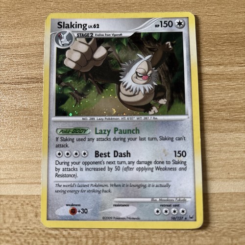Pokemon tcg slaking 62 - pokemon, lv.