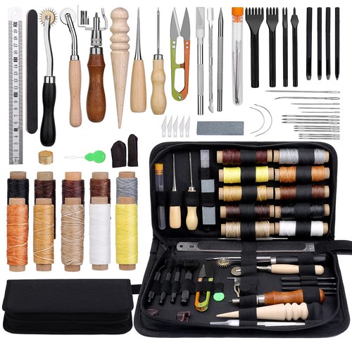 Leather working tools kit - tools,