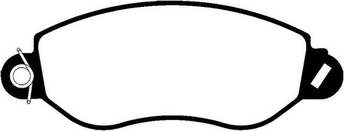 Abtex front brake pad set - brake, fits