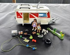 PLAYMOBIL CARAVAN - 5434 CAMPING Incomplete See Photos For Condition And Descrip