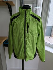 Muddyfox Green & Black Reflective MTB Cycling Jacket Size L