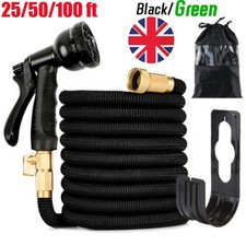 Expandable Flexible Garden Hose Pipe with Water Spray Gun 100FT 200FT & 250FT