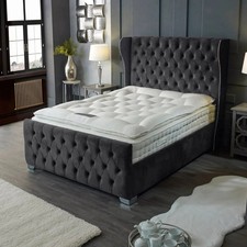 Wingback Chesterfield Bed