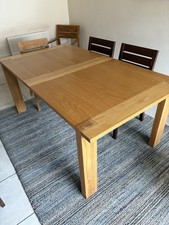 Marks and Spencer Large Sonoma SOLID OAK dinning table  extendable