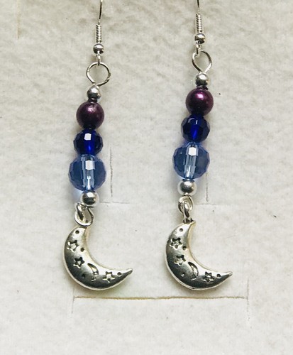 Stunning purple glass pearl - glass,