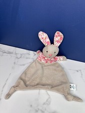 Little Jellycat Cream Floral Bunny Rabbit Baby Comforter Blanket