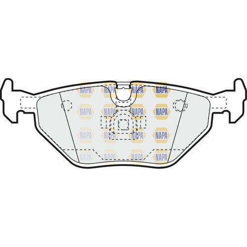 Brake pads set for saab - brake,