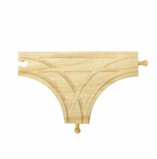 Wooden Train Track T Junction