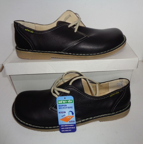New mens black leather casual - leather,