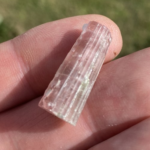 Pink tourmaline crystal paprok - crystal,