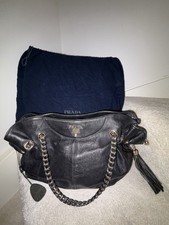 PRADA Black Vitllo Leather