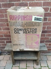 NOS Rippingilles Dual Heat Model 220 Convector Oil Heater 1970's New & Unused