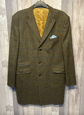 Santinelli Green Wool Tweed