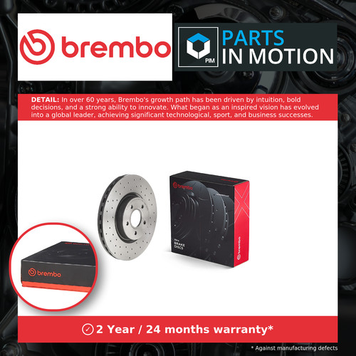Brake discs pair - brake,