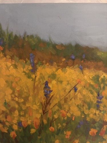 Scotland landscape oil - scotland,